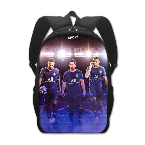 Leo Messi Backpack Kids Youth Student High Capacity Waterproof School Bag Birthday Gifts - Image 27