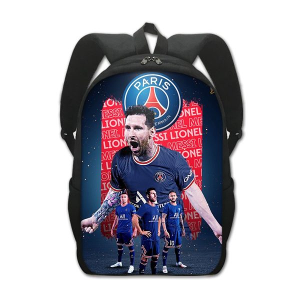 Leo Messi Backpack Kids Youth Student High Capacity Waterproof School Bag Birthday Gifts - Image 31