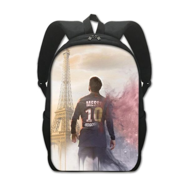 Leo Messi Backpack Kids Youth Student High Capacity Waterproof School Bag Birthday Gifts - Image 11