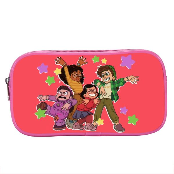 Turning Red Bags Pencil-Box for Kids School Supplies Stationery Storge supports customization Pink - Image 31