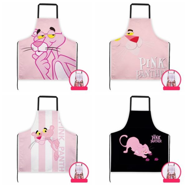 Professional Kitchen Apron-Pink Panther-Aprons Comfortable Perfect For Cooking Guide