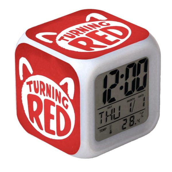 Turning Red LED Alarm Clock Luminous Multifunction Watch 7 color Flash Digital Clock selectronic desk clock Gift