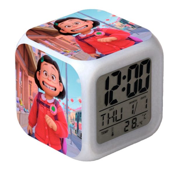 Turning Red LED Alarm Clock Luminous Multifunction Watch 7 color Flash Digital Clock selectronic desk clock Gift - Image 7