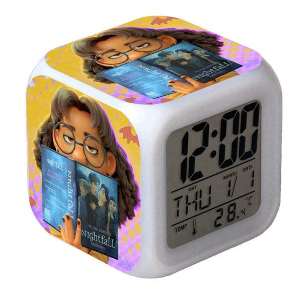 Turning Red LED Alarm Clock Luminous Multifunction Watch 7 color Flash Digital Clock selectronic desk clock Gift - Image 10