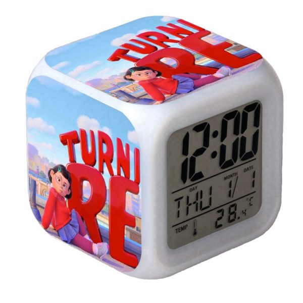 Turning Red LED Alarm Clock Luminous Multifunction Watch 7 color Flash Digital Clock selectronic desk clock Gift - Image 11