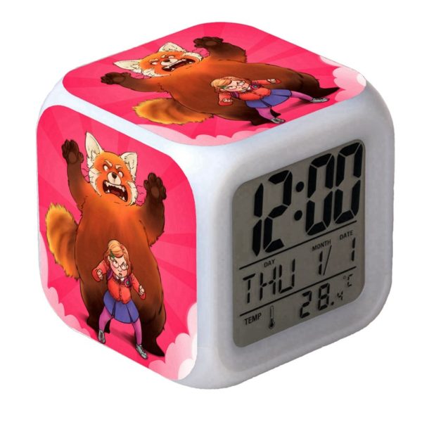 Turning Red LED Alarm Clock Luminous Multifunction Watch 7 color Flash Digital Clock selectronic desk clock Gift - Image 13