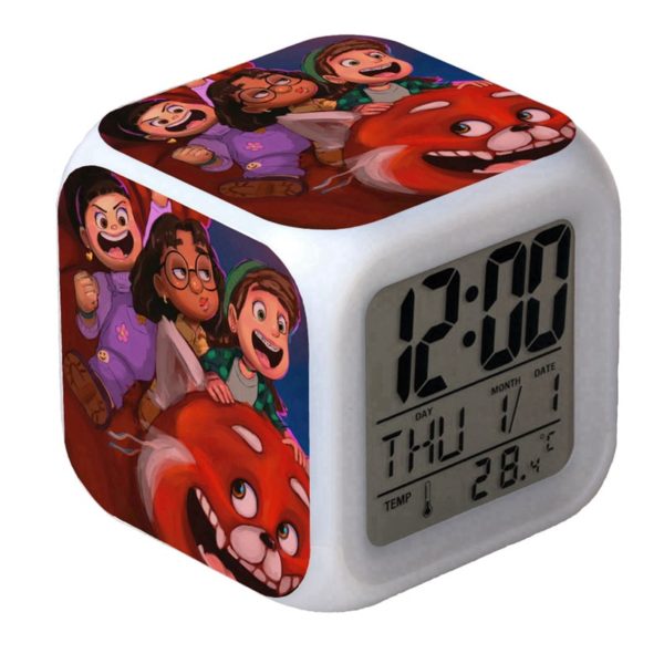 Turning Red LED Alarm Clock Luminous Multifunction Watch 7 color Flash Digital Clock selectronic desk clock Gift - Image 14