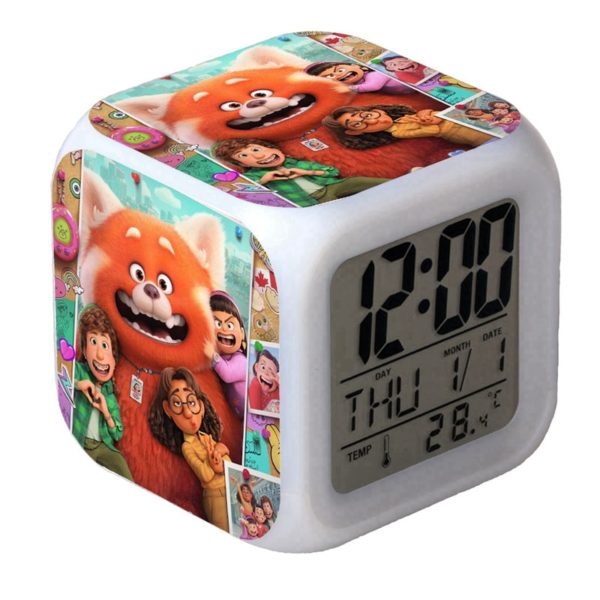 Turning Red LED Alarm Clock Luminous Multifunction Watch 7 color Flash Digital Clock selectronic desk clock Gift - Image 15