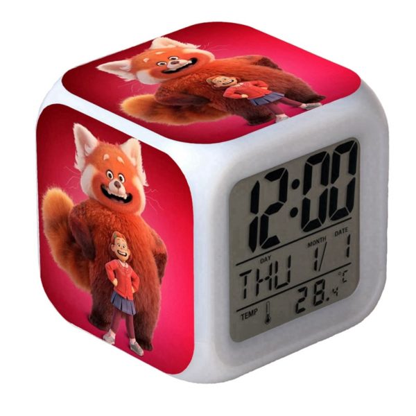 Turning Red LED Alarm Clock Luminous Multifunction Watch 7 color Flash Digital Clock selectronic desk clock Gift - Image 20