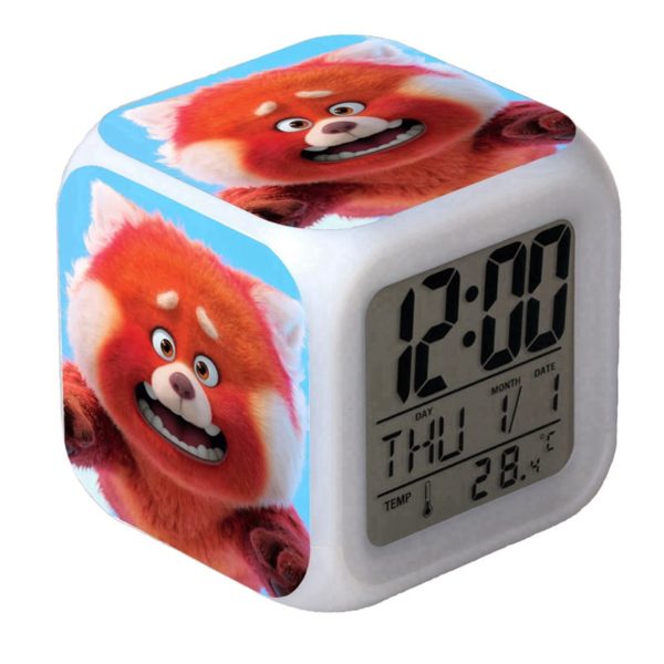 Turning Red LED Alarm Clock Luminous Multifunction Watch 7 color Flash Digital Clock selectronic desk clock Gift - Image 24