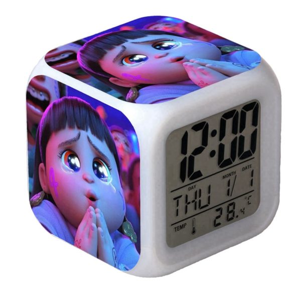 Turning Red LED Alarm Clock Luminous Multifunction Watch 7 color Flash Digital Clock selectronic desk clock Gift - Image 6