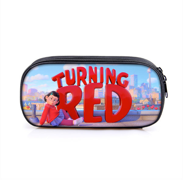 Turning Red Pen Case Student’s Large Capacity Pencil Bag - Image 8