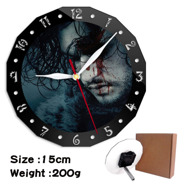 Game of Thrones alarm clock wall clock clock decorative clock wall clock 15cm - Image 9