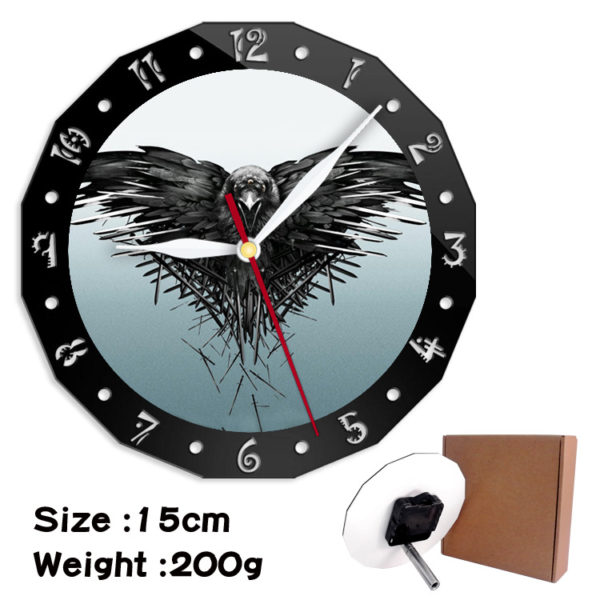 Game of Thrones alarm clock wall clock clock decorative clock wall clock 15cm - Image 15