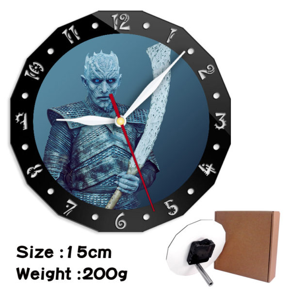 Game of Thrones alarm clock wall clock clock decorative clock wall clock 15cm - Image 17