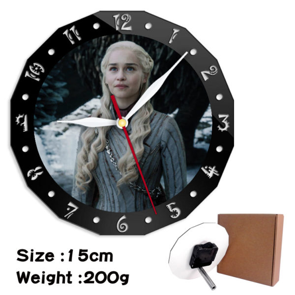 Game of Thrones alarm clock wall clock clock decorative clock wall clock 15cm - Image 20