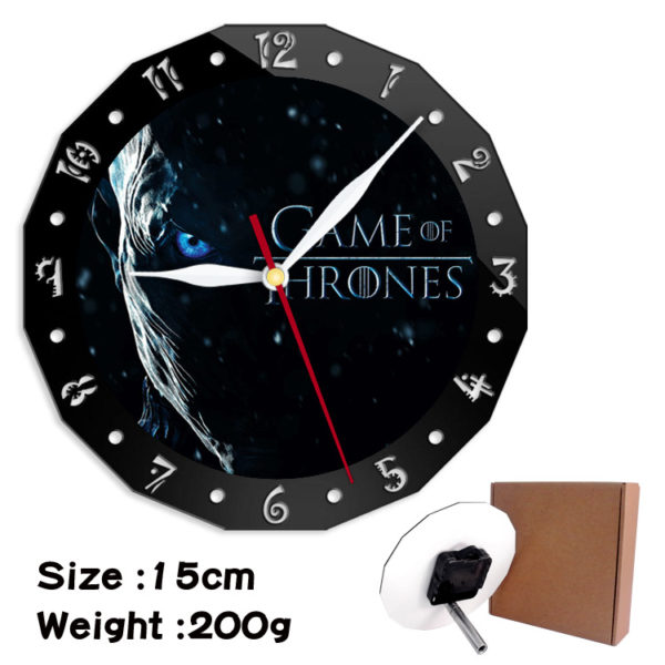 Game of Thrones alarm clock wall clock clock decorative clock wall clock 15cm - Image 3