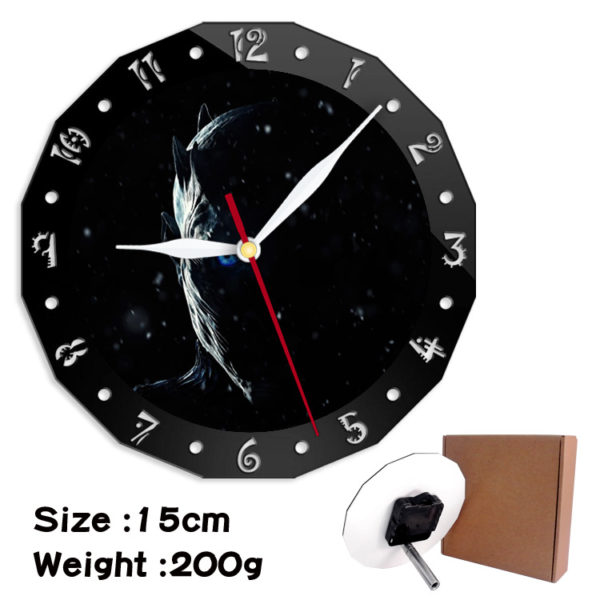 Game of Thrones alarm clock wall clock clock decorative clock wall clock 15cm - Image 4