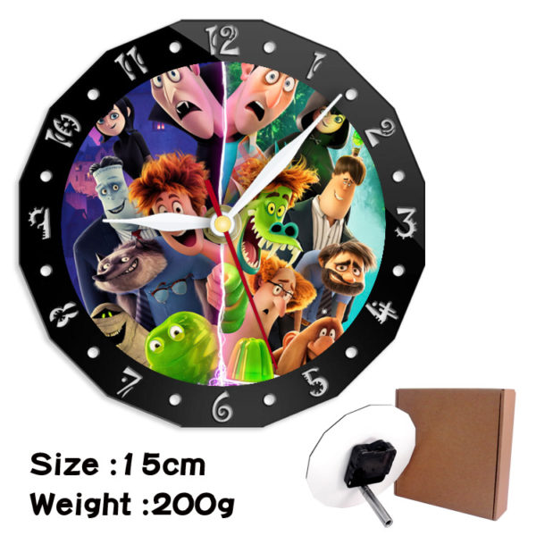 Hotel Transylvania alarm clock wall clock clock decorative clock wall clock 15cm - Image 2