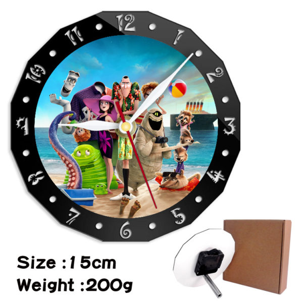 Hotel Transylvania alarm clock wall clock clock decorative clock wall clock 15cm - Image 10