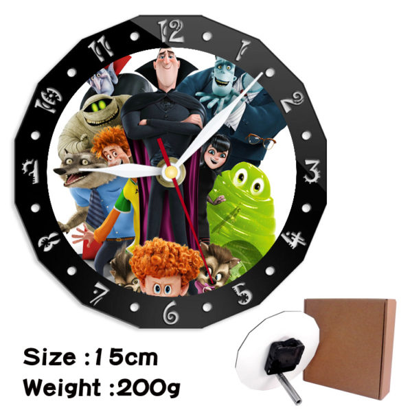 Hotel Transylvania alarm clock wall clock clock decorative clock wall clock 15cm - Image 13