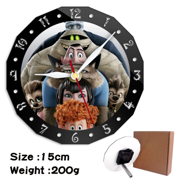 Hotel Transylvania alarm clock wall clock clock decorative clock wall clock 15cm - Image 15