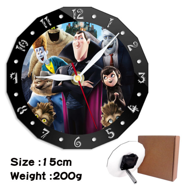 Hotel Transylvania alarm clock wall clock clock decorative clock wall clock 15cm - Image 6