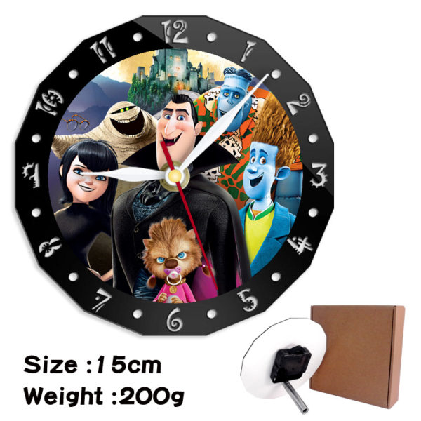 Hotel Transylvania alarm clock wall clock clock decorative clock wall clock 15cm - Image 9