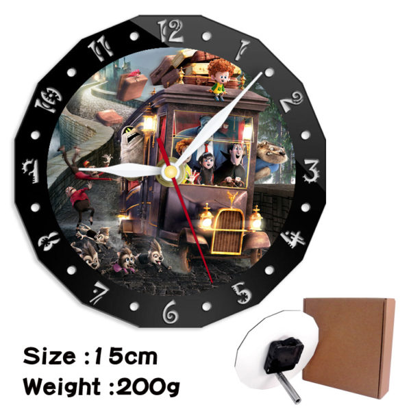 Hotel Transylvania alarm clock wall clock clock decorative clock wall clock 15cm