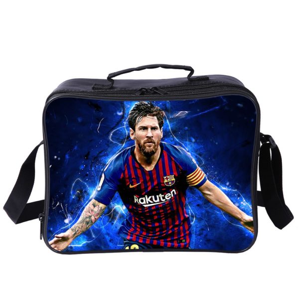 Messi Cooler Bag Insulation Bag Students School Food Storage Box - Image 5