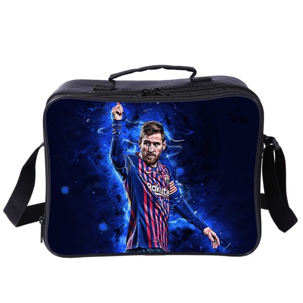 Messi Cooler Bag Insulation Bag Students School Food Storage Box - Image 8