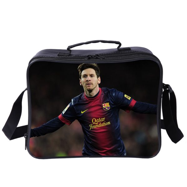 Messi Cooler Bag Insulation Bag Students School Food Storage Box - Image 10