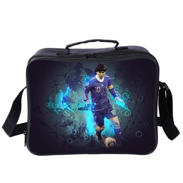 Messi Cooler Bag Insulation Bag Students School Food Storage Box - Image 2