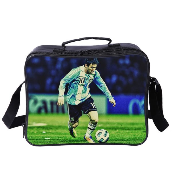 Messi Cooler Bag Insulation Bag Students School Food Storage Box - Image 3