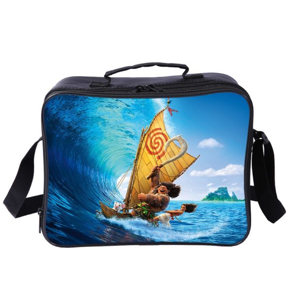 Moana Cooler Bag Insulation Bag Students School Food Storage Box