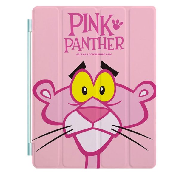 Pink Panther Ipad Leather Case Advanced Pu Leather Protective Cover Automatic Wake Up and Sleep Magnetic Closure Multiple Angle Bracket - Image 8