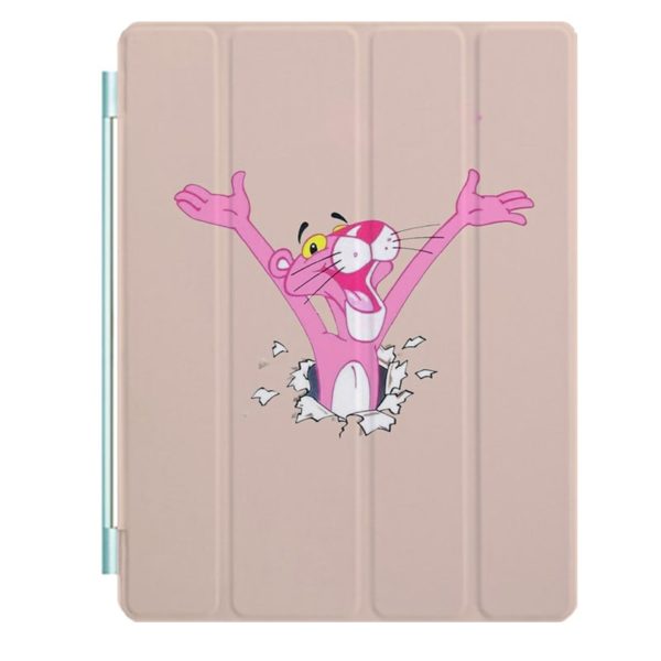 Pink Panther Ipad Leather Case Advanced Pu Leather Protective Cover Automatic Wake Up and Sleep Magnetic Closure Multiple Angle Bracket - Image 37