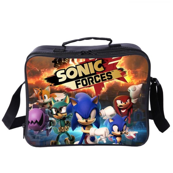 Sonic the Hedgehog Cooler Bag Insulation Bag Students School Food Storage Box