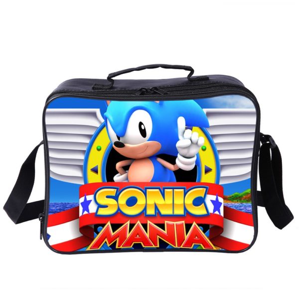 Sonic the Hedgehog Cooler Bag Insulation Bag Students School Food Storage Box - Image 10