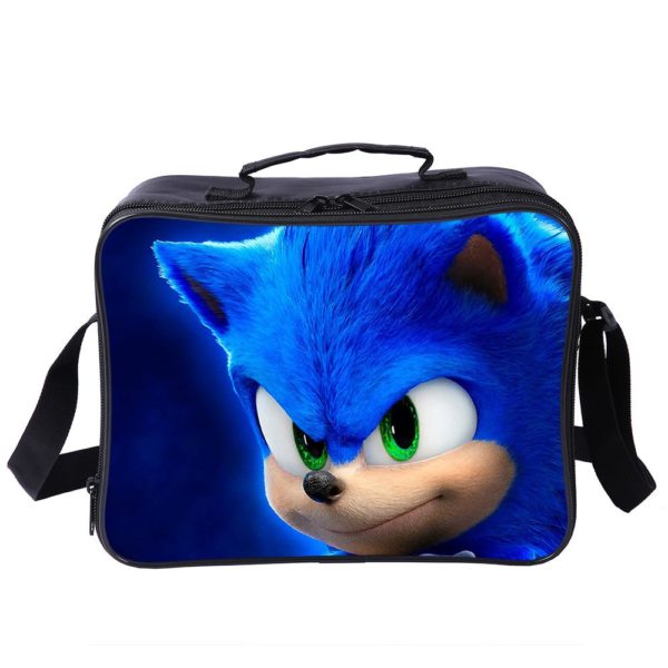 Sonic the Hedgehog Cooler Bag Insulation Bag Students School Food Storage Box - Image 4