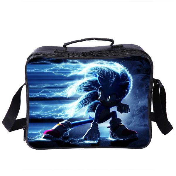 Sonic the Hedgehog Cooler Bag Insulation Bag Students School Food Storage Box - Image 5