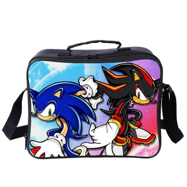 Sonic the Hedgehog Cooler Bag Insulation Bag Students School Food Storage Box - Image 7