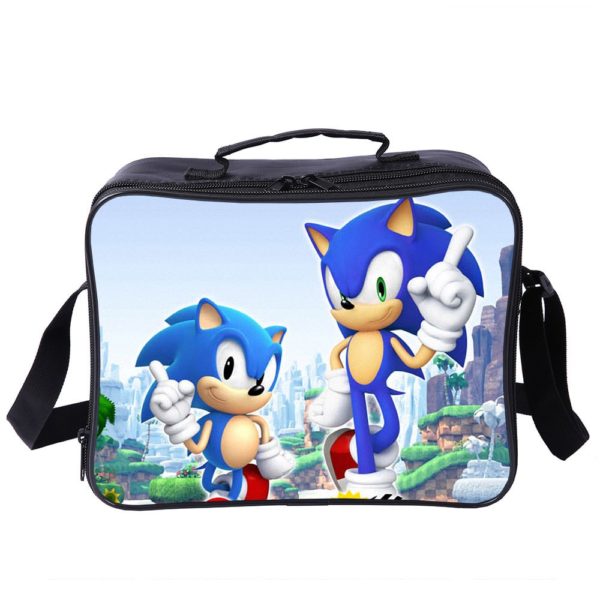 Sonic the Hedgehog Cooler Bag Insulation Bag Students School Food Storage Box - Image 8