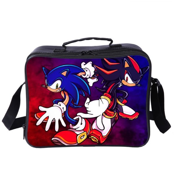 Sonic the Hedgehog Cooler Bag Insulation Bag Students School Food Storage Box - Image 9