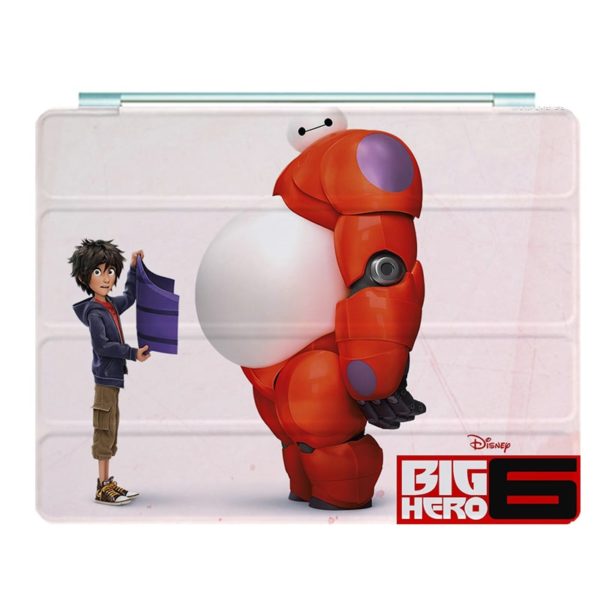 Big Hero 6 Ipad Leather Case Advanced Pu Leather Protective Cover Automatic Wake Up and Sleep Magnetic Closure Multiple Angle Bracket - Image 7