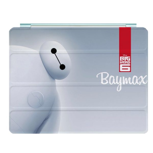 Big Hero 6 Ipad Leather Case Advanced Pu Leather Protective Cover Automatic Wake Up and Sleep Magnetic Closure Multiple Angle Bracket