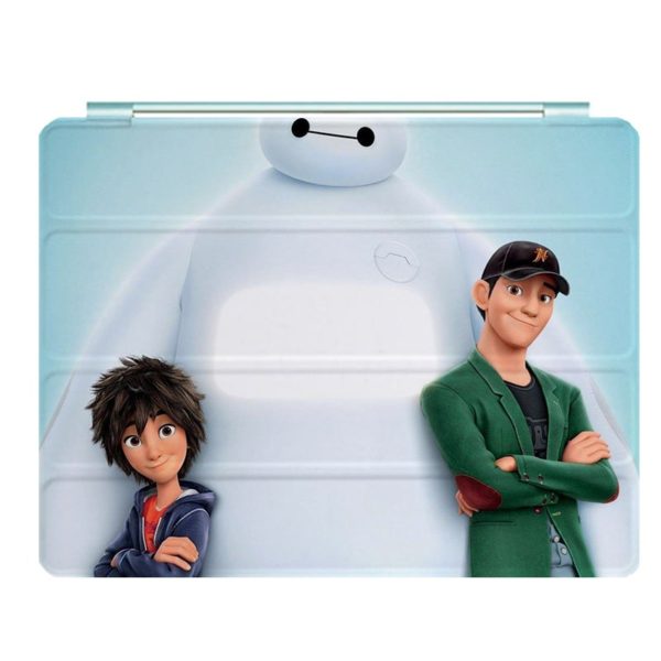 Big Hero 6 Ipad Leather Case Advanced Pu Leather Protective Cover Automatic Wake Up and Sleep Magnetic Closure Multiple Angle Bracket - Image 6