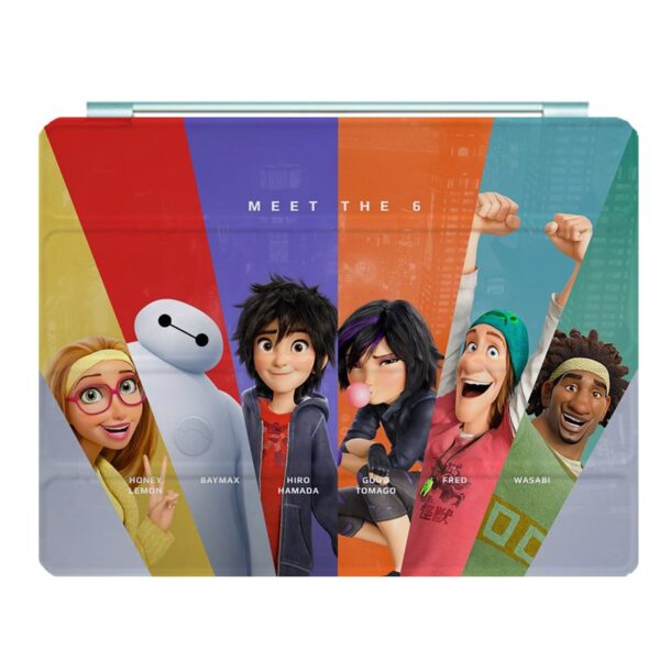 Big Hero 6 Ipad Leather Case Advanced Pu Leather Protective Cover Automatic Wake Up and Sleep Magnetic Closure Multiple Angle Bracket - Image 34