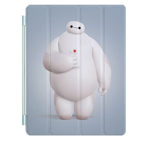 Big Hero 6 Ipad Leather Case Advanced Pu Leather Protective Cover Automatic Wake Up and Sleep Magnetic Closure Multiple Angle Bracket - Image 10