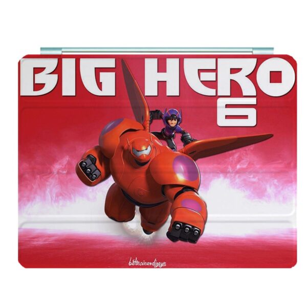 Big Hero 6 Ipad Leather Case Advanced Pu Leather Protective Cover Automatic Wake Up and Sleep Magnetic Closure Multiple Angle Bracket - Image 37